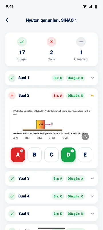 MHM Kurs — Sual-sual analiz